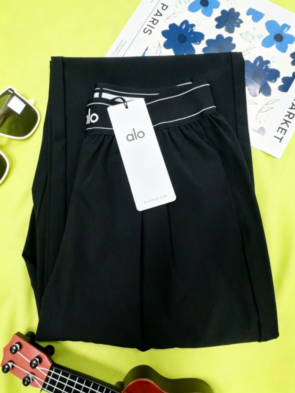 🐱‍👤NWT ALO Yoga Suit Up Trouser Black Womens Regular 30" Inseam🦓 - Picture 13 of 15